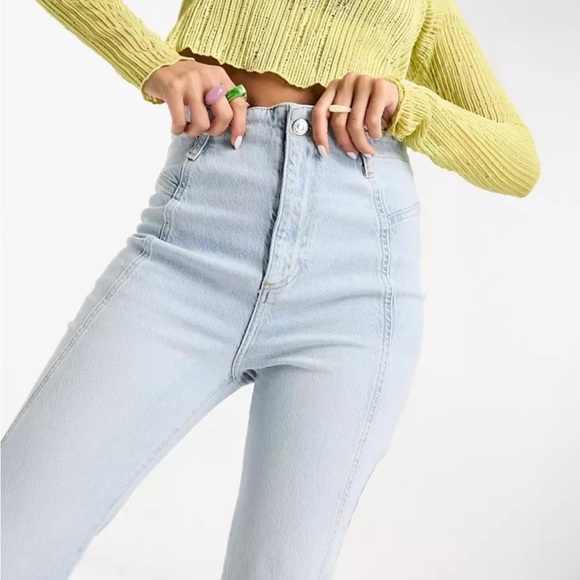 We The Free Florence Flare Light High Rise Jeans Size 30 - Picture 4 of 10